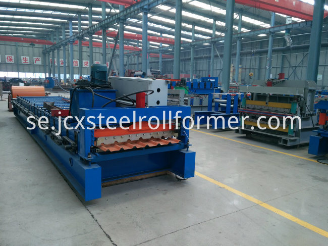 Ibr Trapezoidal Roof Sheet Roll Forming Machine